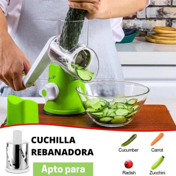 RAYADOR DE VERDURAS GIRATORIO 3 en 1