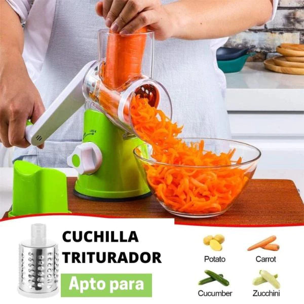 RAYADOR DE VERDURAS GIRATORIO 3 en 1